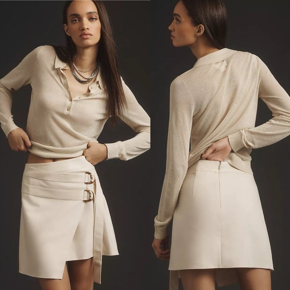 Mare Mare x Anthropologie Belted Mini Skirt - Picture 2 of 7